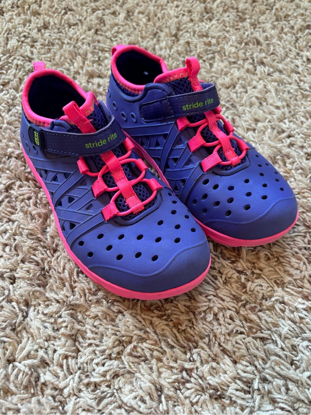Stride Rite Purple Phibian Water Shoes Size 12